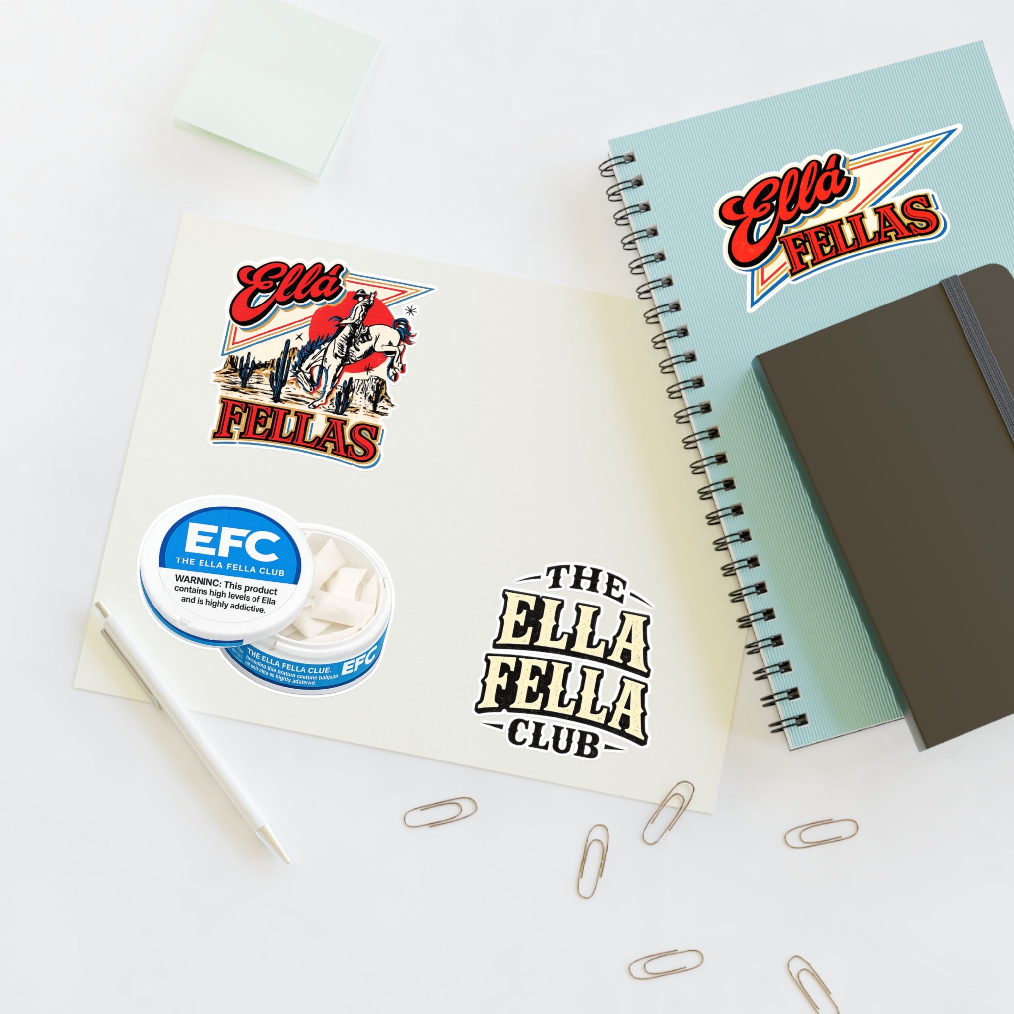 Ella Fella Club Sticker Sheet # 2