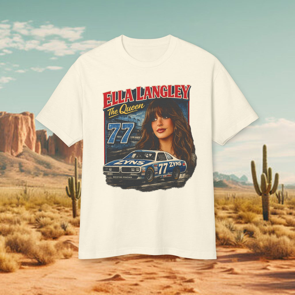 The Queen - Men's Graphic Trendy Tee (Garment-Dyed Heavyweight)