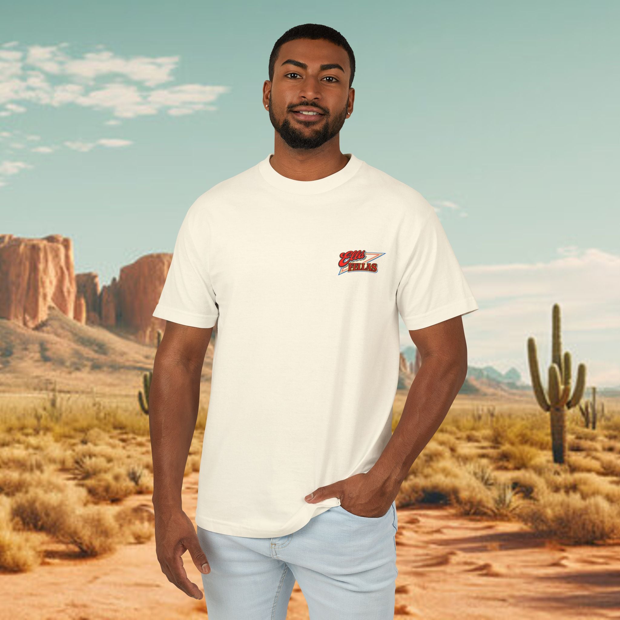 Ella's Rodeo - Men's Graphic Trendy Tee (Garment-Dyed Heavyweight)